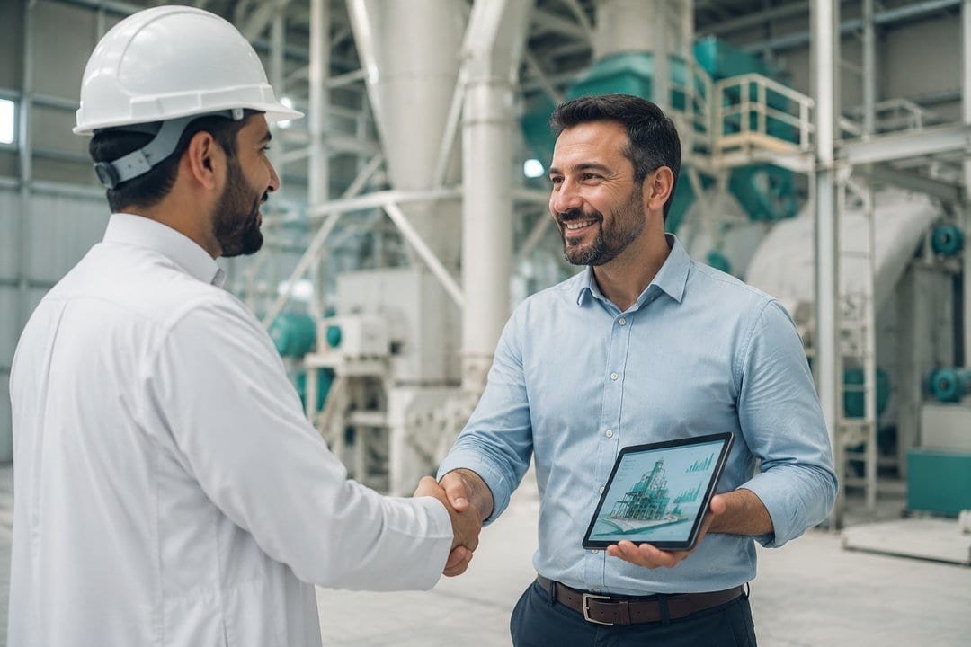 دعمٌ فني يرافقك حتى خط الإنتاج